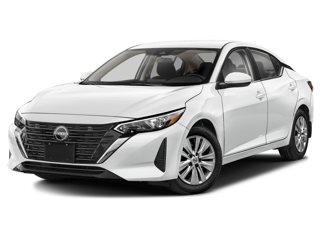 2024 Nissan Sentra S in Fresh Powder — front three-quarter view