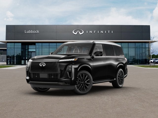 2027 INFINITI QX80 AUTOGRAPH in Xkd — front three-quarter view
